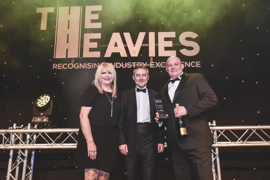 Sally Traffic, Lee Tipton (Sales Director, King Trailers Ltd - sponsor), Chris Bugler