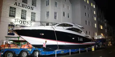 Sunseeker 58 Predator en route in Guernsey